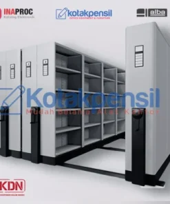 -Mobile file alba mf aum 402 roll o pack -Lemari arsip geser mekanik alba -Mobile file arsip kapasitas besar -Roll o pack arsip instansi pemerintah