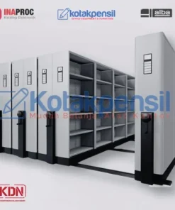 -Mobile file alba mf aum 503 roll o pack -Lemari arsip geser mekanik alba -Mobile file arsip kantor tkdn iso sni -Roll o pack arsip instansi pemerintah
