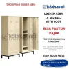Locker Besi 4 Pintu ALBA LC 502 GD-2 With Foot Lemari Loker