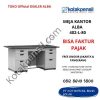 Meja Kantor ALBA 402 - L-80 Meja Besi