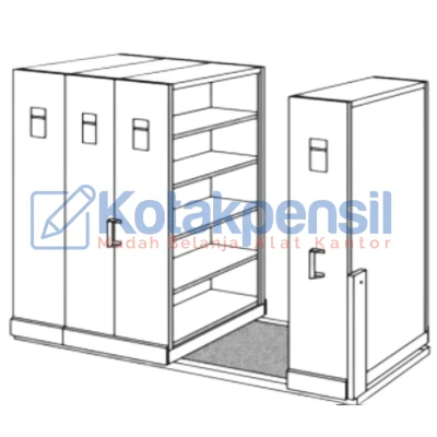Mobile File ARGENTUM MF 4-22 (20 cpts) BY ALBA Roll O Pack - Image 3