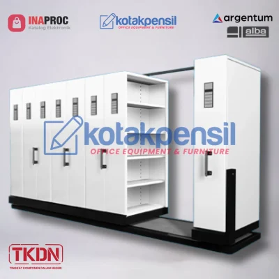 Mobile File ARGENTUM MF 8-22 (40 cpts) BY ALBA Roll O Pack